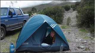 ACAMPAMENTO NA CORDILHEIRA SELVAGEM  VIAGEM ABANCAY a PUQUIO  LHAMAS em 4400 msnm  WILD CAMPING [upl. by Reffineg]