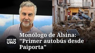 Alsina desde la la zona cero de la DANA quotPrimer autobús desde Paiportaquot [upl. by Elleivap]