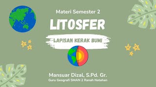 Litosfer 🔴 Materi Geografi Kelas X Semester 2 geografi gurugeografi belajar sekolah ips [upl. by Desmond418]