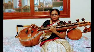 Varaveena mrudupaani song in veena Geethe [upl. by Sedgewinn244]