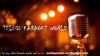 Dikka Dikka Dum Dum Karaoke  Soggade Chinni Nayana  Telugu Karaoke World [upl. by Noy]