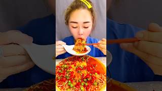 Spicy Flammulina velutipes is delicious😱😋 food  Spicy Flammulina velutipes cooking delicious [upl. by Ilrahc]