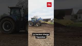 « J’attelle et dételle mon épandeur sans descendre de mon tracteur » farming agriculture tractor [upl. by Knapp]