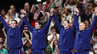 swimming 🏊 Team USA Wins Gold in Men’s 4x100M Freestyle Relay Final at paris2024 Olympics [upl. by Ellen148]