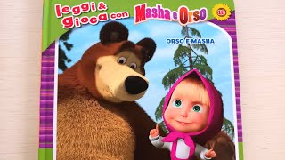 Masha e Orso ORSO E MASHA libro con giochi e attività  audiolibro per bambini [upl. by Philo]