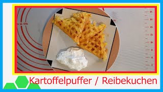 Moderne fettarme Reibekuchen  Kartoffelpuffer selber machen  Kochkurs 8K  4320p [upl. by Milda]