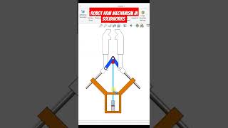 Robot arm mechanism in Solidworks shorts solidworks [upl. by Brandenburg]