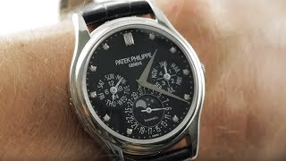 Patek Philippe 5140P Perpetual Calendar quotTiffany Dialquot 5140P013 Luxury Watch Review [upl. by Milton]