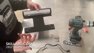 Skillards Datsun 280Z License Plate Light Installation [upl. by Maller]