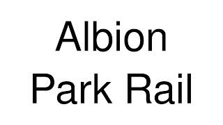 How to Pronounce Albion Park Rail Australia [upl. by Balf]