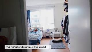 Amsterdam University College Tour of Student Residences amp Room Types [upl. by Melosa]