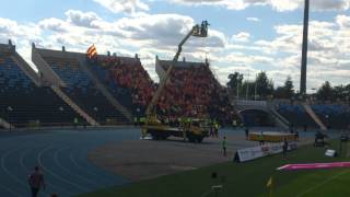 Zawisza Bydgoszcz  Jegiellonia Białystok awantura Jagi z ochroną 20072013 [upl. by Saile]