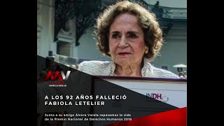 A los 92 años falleció Fabiola Letelier [upl. by Isus651]