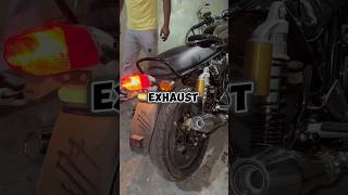 Finally Gt Mai Exhaust lag gye 😍 Splendor mai super Bike ka gear liver lagwa he deya 😱 shorts [upl. by Enilkcaj]