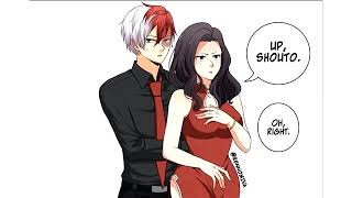 Married ProHeroes quotZipper is stuckquot  TodoMomo Comic Dub MHA [upl. by Atiuqes]