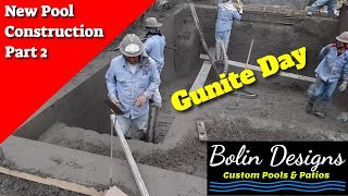 Pool Construction Part 2  Gunite Shell Time Lapse  Bolin Designs Pools  wwwCustomPoolsnet [upl. by Evol925]