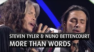 Steven Tyler amp Nuno Bettencourt quotMore than wordsquot  The 2014 Nobel Peace Prize Concert [upl. by Harmonie]