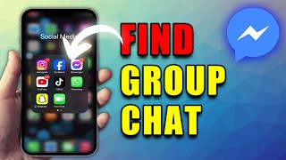 How to Find Group Chat in Messenger 2024 [upl. by Eiramave]