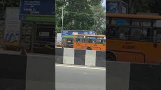 Bmtc Samparka and Suvarna at Mekhri circle bus stand ORR side [upl. by Ahsaf640]