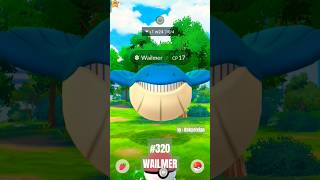 Pokemon Go Number 320 Wailmer ini paus gemes banget gendut dan ceria banget wailmer pokemongo [upl. by Ahsekel808]