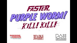 Faster Purple Worm Kill Kill Live Show at PAX UNPLUGGED 2023 [upl. by Keating594]