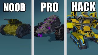 NOOB VS PRO VS HACKER  Blocky cars online [upl. by Guzel]