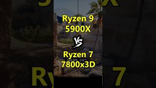 Ryzen 9 5900x vs Ryzen 7 7800x3D Test in Games [upl. by Fonville]