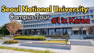 Seoul National University campus tour 서울대학교 Seoul South Korea 4K [upl. by Fabe]