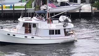 Trawler Living in Fort Lauderdale boatlife boating boats [upl. by Hayse859]