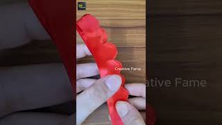 Ribbon Flower Making  Flower Craft  DIY Ribbon Flowers [upl. by Edia]