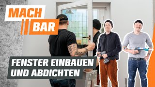 Fenster einbauen und abdichten  OBI [upl. by Isacco952]