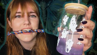 ASMR ♡ Popping Boba and Jelly Straws  Jelly Noodles  Wet Eatingsounds [upl. by Mcconnell]