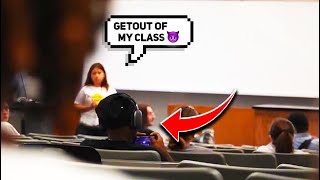 Blasting Inappropriate Songs in Lecture Prank [upl. by Lalo]