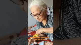 My aunts creative at the age of 84youtube love ytshorts youtubeshorts short [upl. by Enyallij]