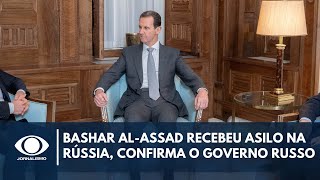 Bashar alAssad recebeu asilo humanitário na Rússia confirma o governo russo  Band em Alta [upl. by Damek714]