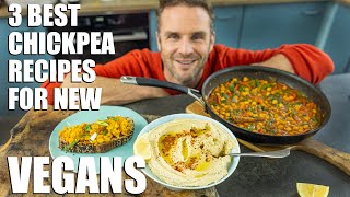 3 BEST CHICKPEA RECIPES TO TRY IN VEGANUARY 2022 [upl. by Cutty]