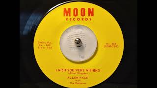 TEEN Allen Page with The Deltones  I Wish You Were Wishing 1958 [upl. by Eenehs165]