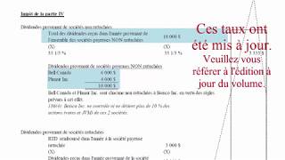 Calcul de limpôt applicable sur le revenu de dividendes2018 [upl. by Ardnaet794]