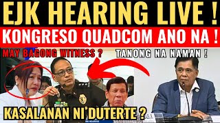 HEARING EJK DUTERTE NA NAMAN MAY KASALANAN 7TH JOINT PUBLIC HEARING OF THE HOUSE QUADCOMMITTEE [upl. by Aloibaf]