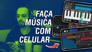 TOP 3 APPS PARA FAZER MÚSICA COM O CELULAR [upl. by Haeluj]