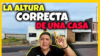 📏¿CUAL es la ALTURA de una CASA🏡 [upl. by Docia]