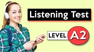 A2 Listening Test  English Listening Test [upl. by Cully]