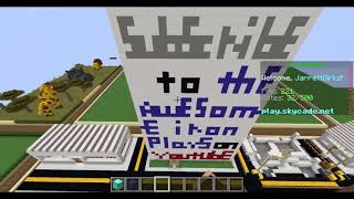 Minecraft skycade Creative episode 31  Andrii Enchantment Store [upl. by Seyer]