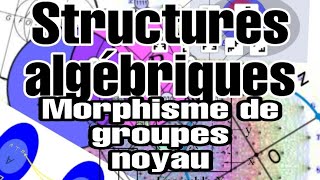 Structures algébriques  Morphisme  Homomorphisme  de groupes  le noyau  Exemples 13 [upl. by Esirehs]