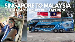 Singapore to Malaysia  First Class Luxury Bus Experience via Solitaire Suites [upl. by Mclaughlin]