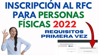 📌 Como Me Debo Inscribir al RFC Para Personas Físicas 2024 Requisitos A llevar Si es la Primera Vez [upl. by Sindee]