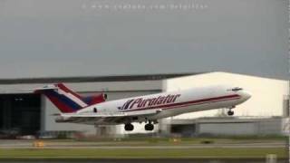 Purolator Courier DC10 B727 collection 2011 at YVR [upl. by Llewol118]