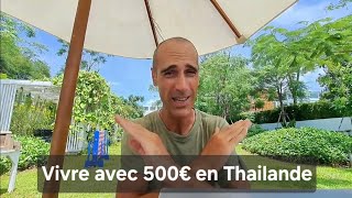 Vivre avec 500 eurosmois en Thailande [upl. by Radek]