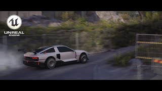 Hyundai N Vision 74  Unreal Engine 54 Cinematic [upl. by Eatnoled]