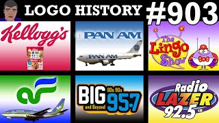 LOGO HISTORY 903  Pan Am Air Florida Kelloggs Japan The Lingo Show amp More [upl. by Crista]